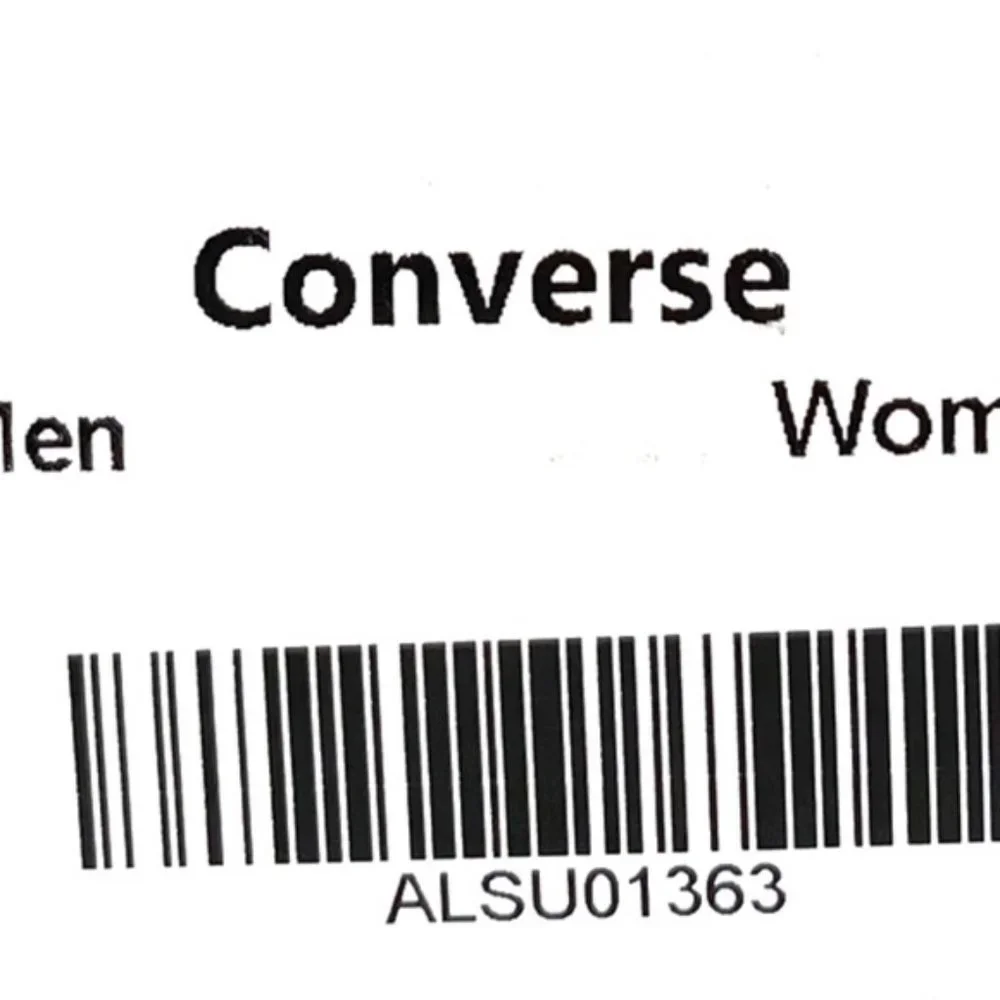 Converse Ctas High Top Sneakers Women Canvas White Black Custom A05960C-WWBLWBLG - Picture 10 of 10